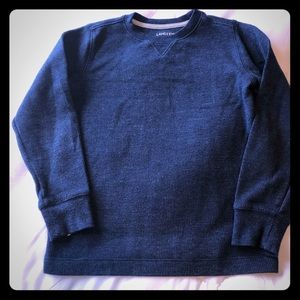 Boys Lands End Waffle Knit Shirt